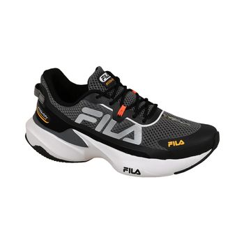 Tenis-de-Corrida-Preto-Grafite-e-Amarelo-Recovery-|-Fila-Tamanho--42---Cor--PRETO-0